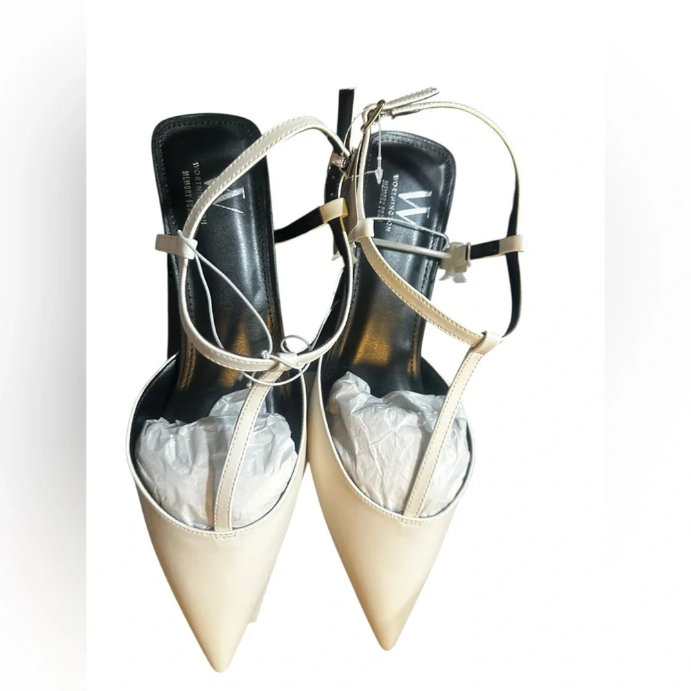 Worthington Cream Pointed Toe Heels NIB - Picture 5 of 5
